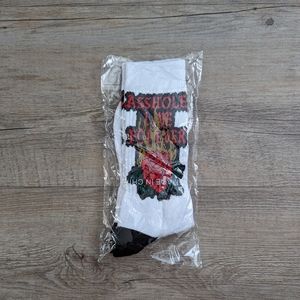 Assholes Live Forever Linda Finegold ALF Socks